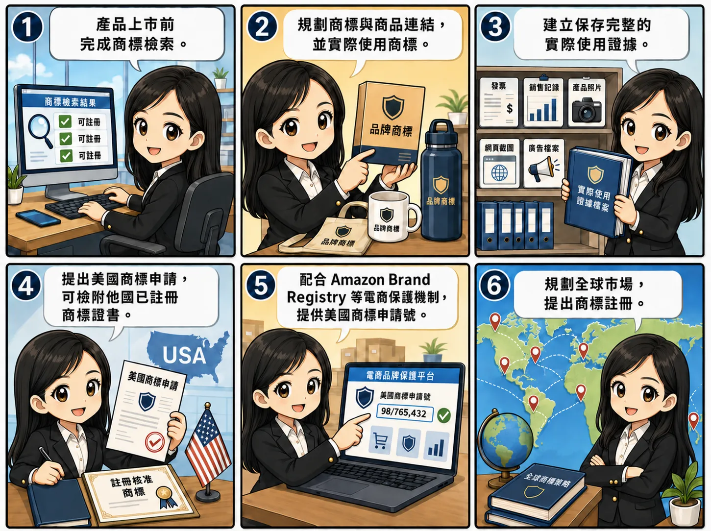 美國商標 US TM 6